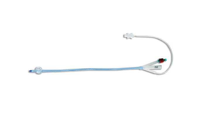 Silicone Foley Catheter Nelaton Tip with Temperature Sensor