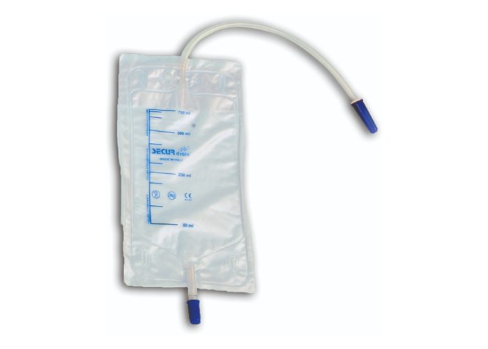 Leg Urine Bag with Push/Pull Tap