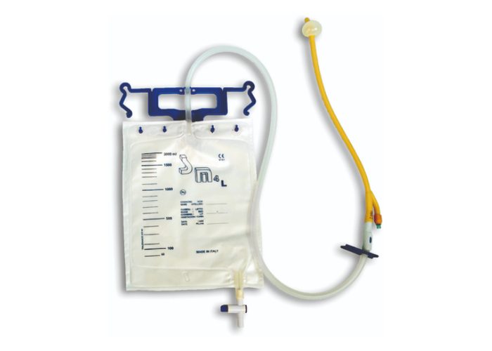Closed Pre-Connected System for Short Term Use  - SM4L Urine Bag with Latex Foley Catheter