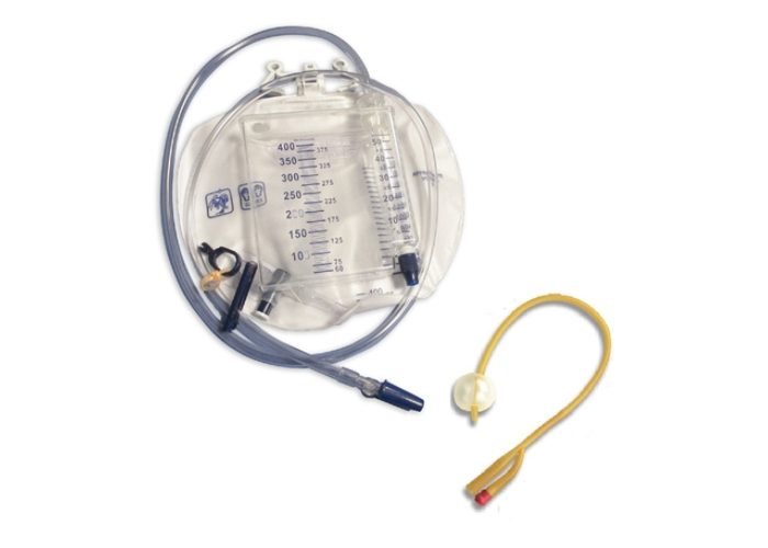 Closed Pre-Connected System for Short Term Use  - SM400 Urine Meter with Latex Foley Catheter