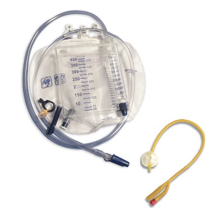 Closed Pre-Connected System for Short Term Use  - SM400 Urine Meter with Latex Foley Catheter